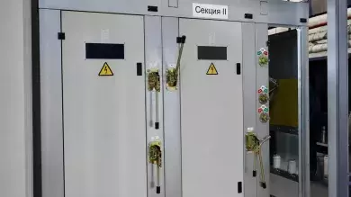Секция II РУ-10 кВ на камерах КСО-393 DE